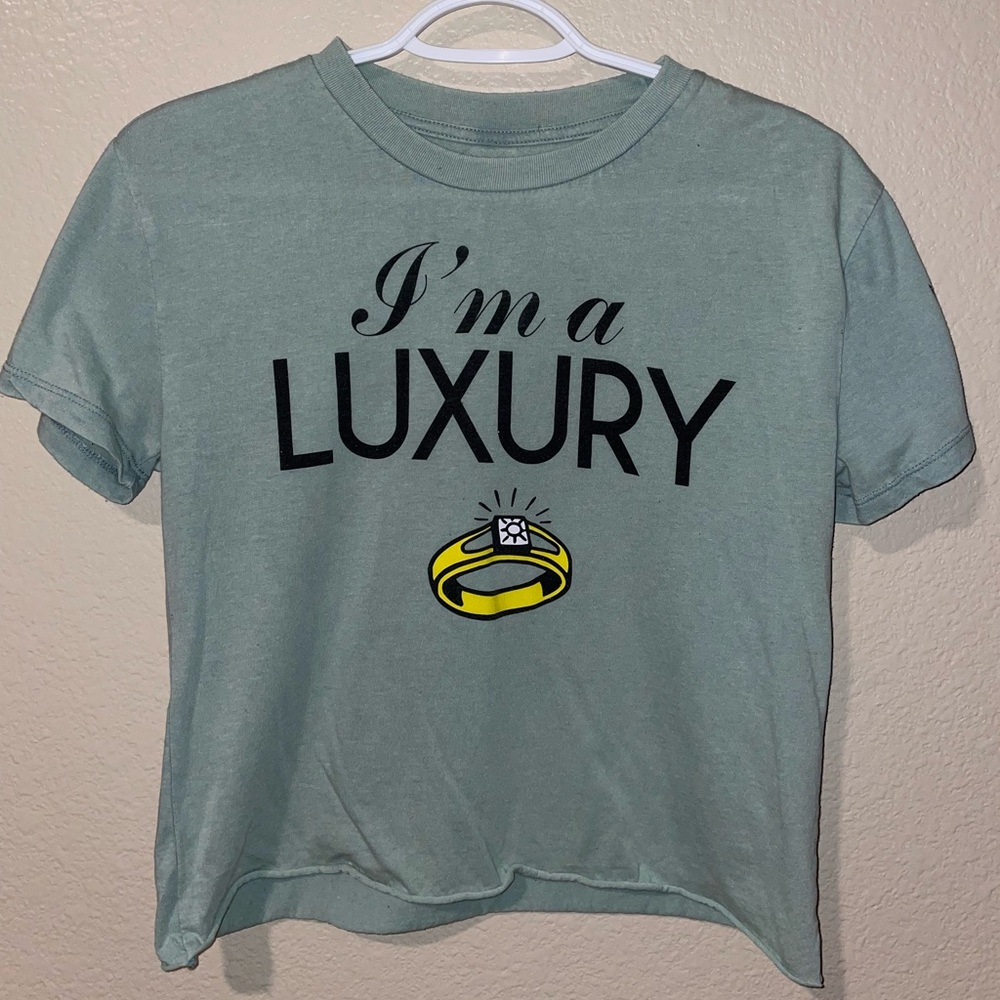 Light green crop top (XS)